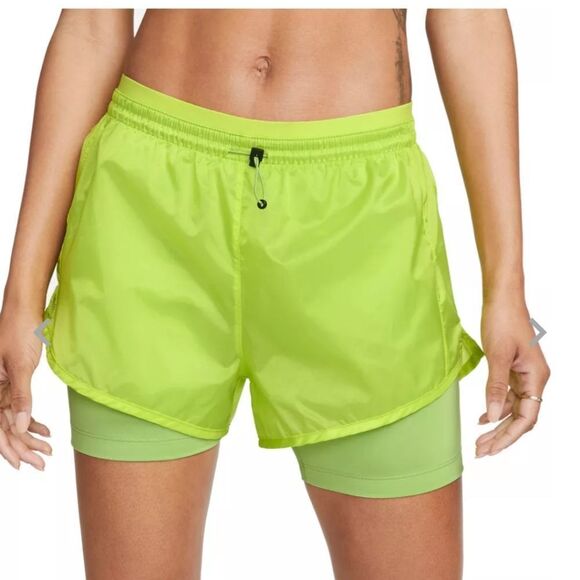 Nike Women's Icon Clash Tempo Luxe Mid-Rise Running Shorts  Sz S - Picture 7 of 10